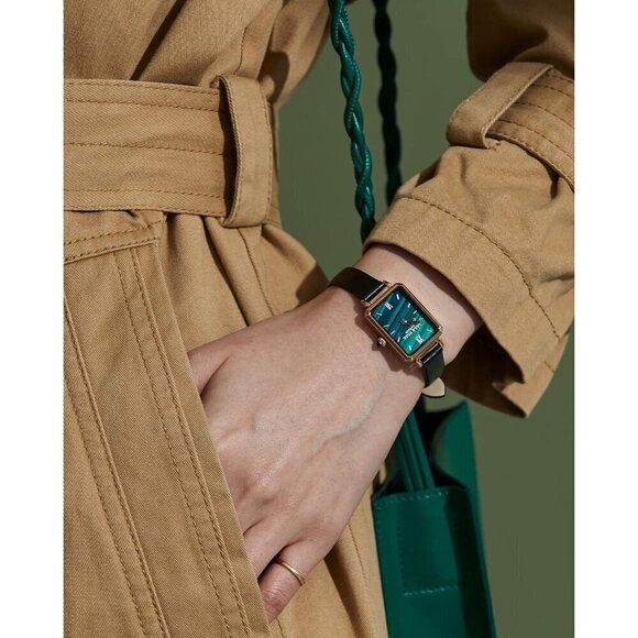 ?Lola Rose Wrist Watch Women Green Wrapped Stylish Gift Box Elegant Loved Watch
